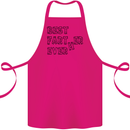 Father's Day Best Farter Ever Funny Farting Cotton Apron 100% Organic Pink