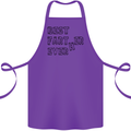Father's Day Best Farter Ever Funny Farting Cotton Apron 100% Organic Purple