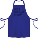 Father's Day Best Farter Ever Funny Farting Cotton Apron 100% Organic Royal Blue