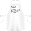Father's Day Best Farter Ever Funny Farting Cotton Apron 100% Organic White