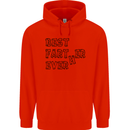 Father's Day Best Farter Ever Funny Farting Mens 80% Cotton Hoodie Bright Red