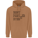 Father's Day Best Farter Ever Funny Farting Mens 80% Cotton Hoodie Caramel Latte