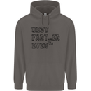 Father's Day Best Farter Ever Funny Farting Mens 80% Cotton Hoodie Charcoal