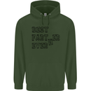 Father's Day Best Farter Ever Funny Farting Mens 80% Cotton Hoodie Forest Green