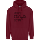 Father's Day Best Farter Ever Funny Farting Mens 80% Cotton Hoodie Maroon