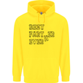 Father's Day Best Farter Ever Funny Farting Mens 80% Cotton Hoodie Yellow