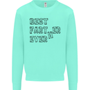 Father's Day Best Farter Ever Funny Farting Mens Sweatshirt Jumper Peppermint