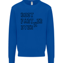 Father's Day Best Farter Ever Funny Farting Mens Sweatshirt Jumper Royal Blue