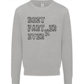 Father's Day Best Farter Ever Funny Farting Mens Sweatshirt Jumper Sports Grey