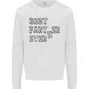 Father's Day Best Farter Ever Funny Farting Mens Sweatshirt Jumper White