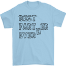 Father's Day Best Farter Ever Funny Farting Mens T-Shirt Cotton Gildan Light Blue