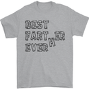 Father's Day Best Farter Ever Funny Farting Mens T-Shirt Cotton Gildan Sports Grey