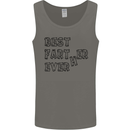 Father's Day Best Farter Ever Funny Farting Mens Vest Tank Top Charcoal