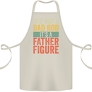 Father's Day Dad Bod It's a Father Figure Cotton Apron 100% Organic Natural
