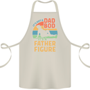Father's Day Dad Bod It's a Father Figure Cotton Apron 100% Organic Natural
