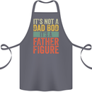 Father's Day Dad Bod It's a Father Figure Cotton Apron 100% Organic Steel