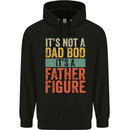 Father's Day Dad Bod It's a Father Figure Mens 80% Cotton Hoodie Black