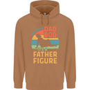 Father's Day Dad Bod It's a Father Figure Mens 80% Cotton Hoodie Caramel Latte