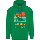 Father's Day Dad Bod It's a Father Figure Mens 80% Cotton Hoodie Irish Green