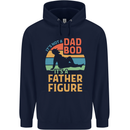 Father's Day Dad Bod It's a Father Figure Mens 80% Cotton Hoodie Navy Blue