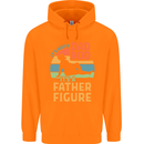 Father's Day Dad Bod It's a Father Figure Mens 80% Cotton Hoodie Orange