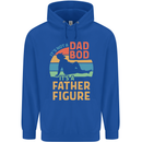 Father's Day Dad Bod It's a Father Figure Mens 80% Cotton Hoodie Royal Blue