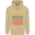 Father's Day Dad Bod It's a Father Figure Mens 80% Cotton Hoodie Sand