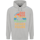 Father's Day Dad Bod It's a Father Figure Mens 80% Cotton Hoodie Sports Grey