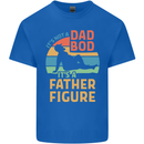 Father's Day Dad Bod It's a Father Figure Mens Cotton T-Shirt Tee Top Royal Blue