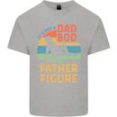 Father's Day Dad Bod It's a Father Figure Mens Cotton T-Shirt Tee Top Sports Grey