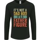 Father's Day Dad Bod It's a Father Figure Mens Long Sleeve T-Shirt Black