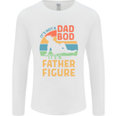 Father's Day Dad Bod It's a Father Figure Mens Long Sleeve T-Shirt White