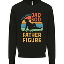 Father's Day Dad Bod It's a Father Figure Mens Sweatshirt Jumper Black