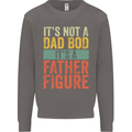 Father's Day Dad Bod It's a Father Figure Mens Sweatshirt Jumper Charcoal