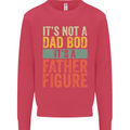 Father's Day Dad Bod It's a Father Figure Mens Sweatshirt Jumper Heliconia