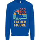 Father's Day Dad Bod It's a Father Figure Mens Sweatshirt Jumper Royal Blue