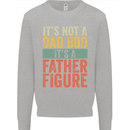 Father's Day Dad Bod It's a Father Figure Mens Sweatshirt Jumper Sports Grey