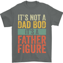 Father's Day Dad Bod It's a Father Figure Mens T-Shirt Cotton Gildan Charcoal