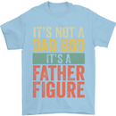 Father's Day Dad Bod It's a Father Figure Mens T-Shirt Cotton Gildan Light Blue