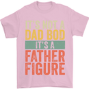 Father's Day Dad Bod It's a Father Figure Mens T-Shirt Cotton Gildan Light Pink