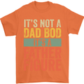 Father's Day Dad Bod It's a Father Figure Mens T-Shirt Cotton Gildan Orange