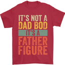 Father's Day Dad Bod It's a Father Figure Mens T-Shirt Cotton Gildan Red