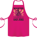 Father's Day Dad Joke Funny Cowboy Poster Cotton Apron 100% Organic Pink
