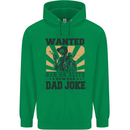 Father's Day Dad Joke Funny Cowboy Poster Mens 80% Cotton Hoodie Irish Green