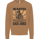 Father's Day Dad Joke Funny Cowboy Poster Mens Sweatshirt Jumper Caramel Latte