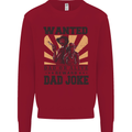Father's Day Dad Joke Funny Cowboy Poster Mens Sweatshirt Jumper Red