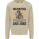 Father's Day Dad Joke Funny Cowboy Poster Mens Sweatshirt Jumper Sand