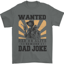 Father's Day Dad Joke Funny Cowboy Poster Mens T-Shirt Cotton Gildan Charcoal