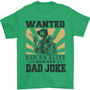 Father's Day Dad Joke Funny Cowboy Poster Mens T-Shirt Cotton Gildan Irish Green