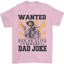 Father's Day Dad Joke Funny Cowboy Poster Mens T-Shirt Cotton Gildan Light Pink